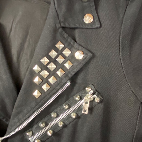 NWOT Tripp nyc Studded Moto Jacket - Picture 3 of 14